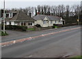 Bungalows at the southern edge of North Cornelly