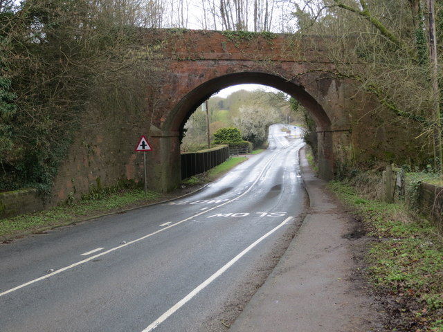 Disused Railway Bridge crossing Alresford Road (B3047)