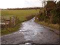 Farm access road at Warcombe