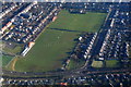 Playing fields off Anderson Drive, Aberdeen, from the air