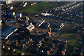 Fire station on North Anderson Drive, Aberdeen, from the air