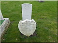 TQ2969 : Father and son war graves in Streatham Park Cemetery by Marathon