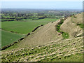 ST8344 : West face of Cley Hill by Robin Webster