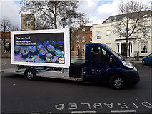 SU1405 : Digivan in Ringwod Market Place by Peter Facey