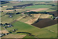 Nether Crimond, near Inverurie, from the air