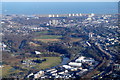 River Don at Aberdeen, from the air