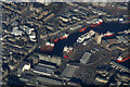 Victoria Dock, Aberdeen, from the air