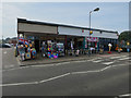 TG3136 : Seafront shops, Mundesley by Hugh Venables