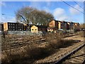 View from a Peterborough-London train - High density housing at Oakeigh Park