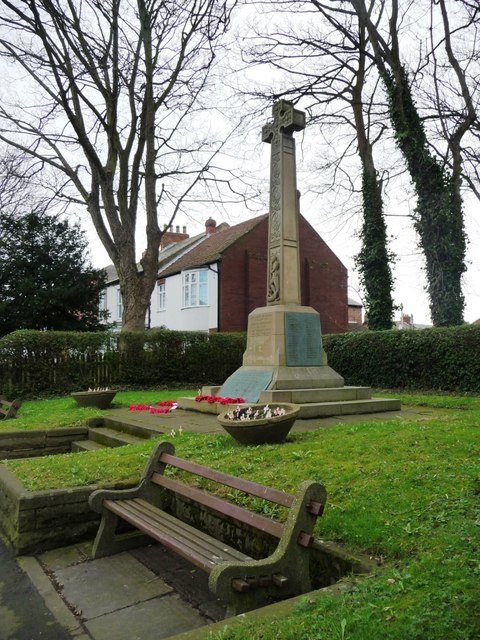 War memorial, Front Street, East Boldon © Christine Johnstone cc-by-sa ...