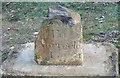 Old Milestone by the former A55, St George