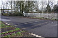 Level crossing near Steeple Claydon on disused Bicester to Bletchley line