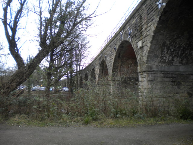 Viaduct across the Leam, Leamington Spa