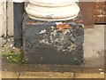 Bench mark, The Old Bank, The Parade, Leamington