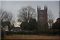 Witheridge : Grassy Field & Church