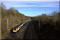 Northbound train from Hollybush Lane bridge