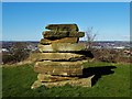 Stack of stones above The Don Valley, Sheffield