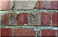 Part of benchmark on #6 Council Houses, Leighton Road