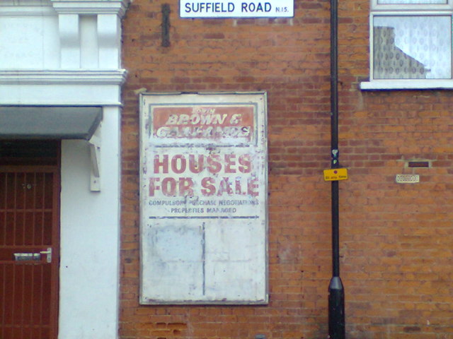 1960's advert on Suffield Road N15