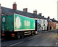 SY2998 : Green Dragon lorry in Lyme Street, Axminster by Jaggery