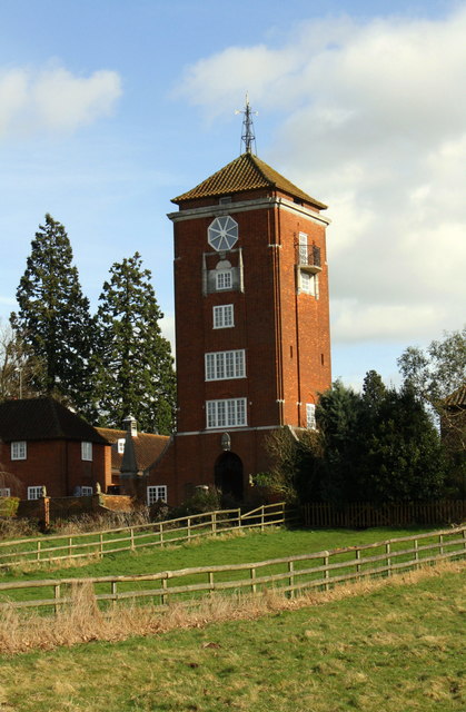 The tower at Stockgrove Park House © Roger Templeman cc-by-sa/2.0 ...