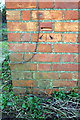 Benchmark on house at Shenley Grounds Farm