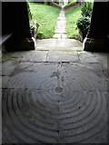 SE8821 : Church entrance floor - Alkborough by Neil Theasby