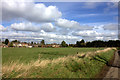 Housing development from Beesonend Lane