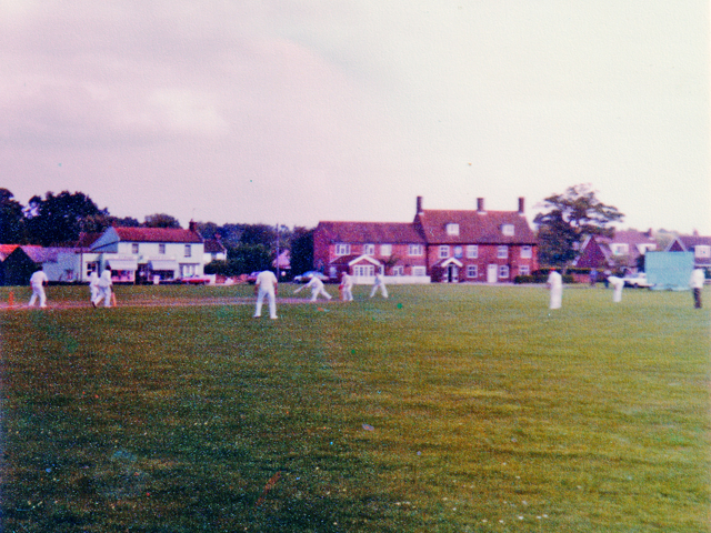 Aldborough: cricket on the green