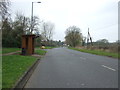 Bus stop and shelter on Birmingham Road (B4104)