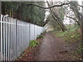 Footpath to the north of Codnor Gate Industrial Estate