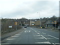 A629 at Shelley village boundary