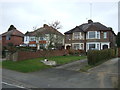 Houses on Weston Lane, Weston in Arden