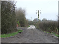 Track from Low Brooks Farm to Cranberry Ley Farm