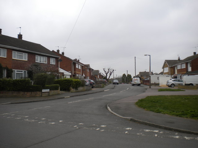 South end of Langton Road, Wigston Magna