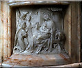 Holy Trinity, Ponsonby Road, Roehampton - Font bowl detail