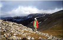 NO1574 : On the Creag Leacach ridge by Alan Reid