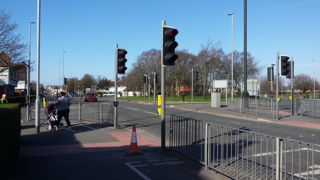 A busy road junction © Peter Mackenzie cc-by-sa/2.0 :: Geograph Britain ...