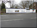 Hoarding advertising Bellway West End Quarter, Shorncliffe Road