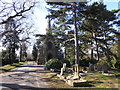 The disused Nonconformist chapel in Lavender Hill Cemetery