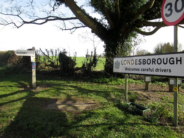 Village  name  sign  at  the  crossroads