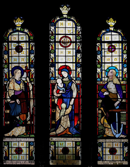 St Mary the Virgin, East Bedfont - Stained glass window