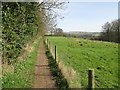 Footpath  alongside  Kilnwick  Percy  golf  course