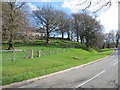 House on a wooded knoll above the Kingsmill Road