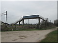 Footbridge over the railway at Violet Hill Farm