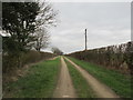 Track linking Southmoor Lane with Common Lane