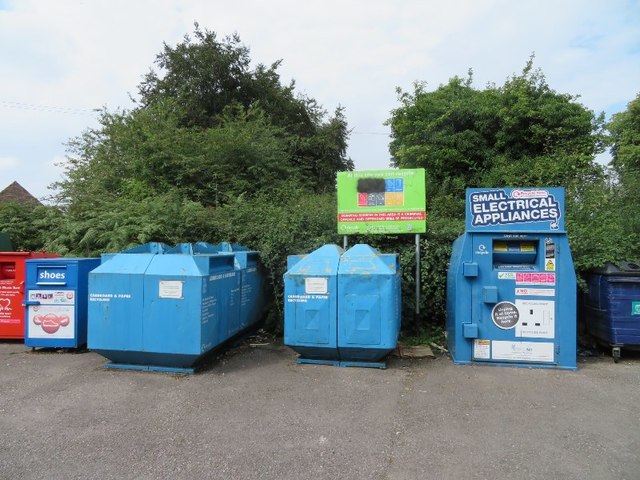 Village recycling point