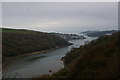 Looking down Pont Pill to Polruan