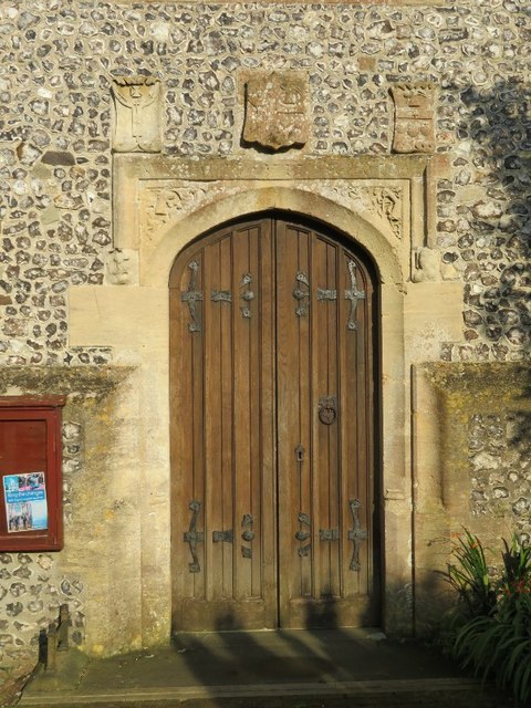 Main door - St Leonard's church