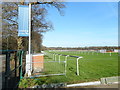 Ascot Race Course with a Flag